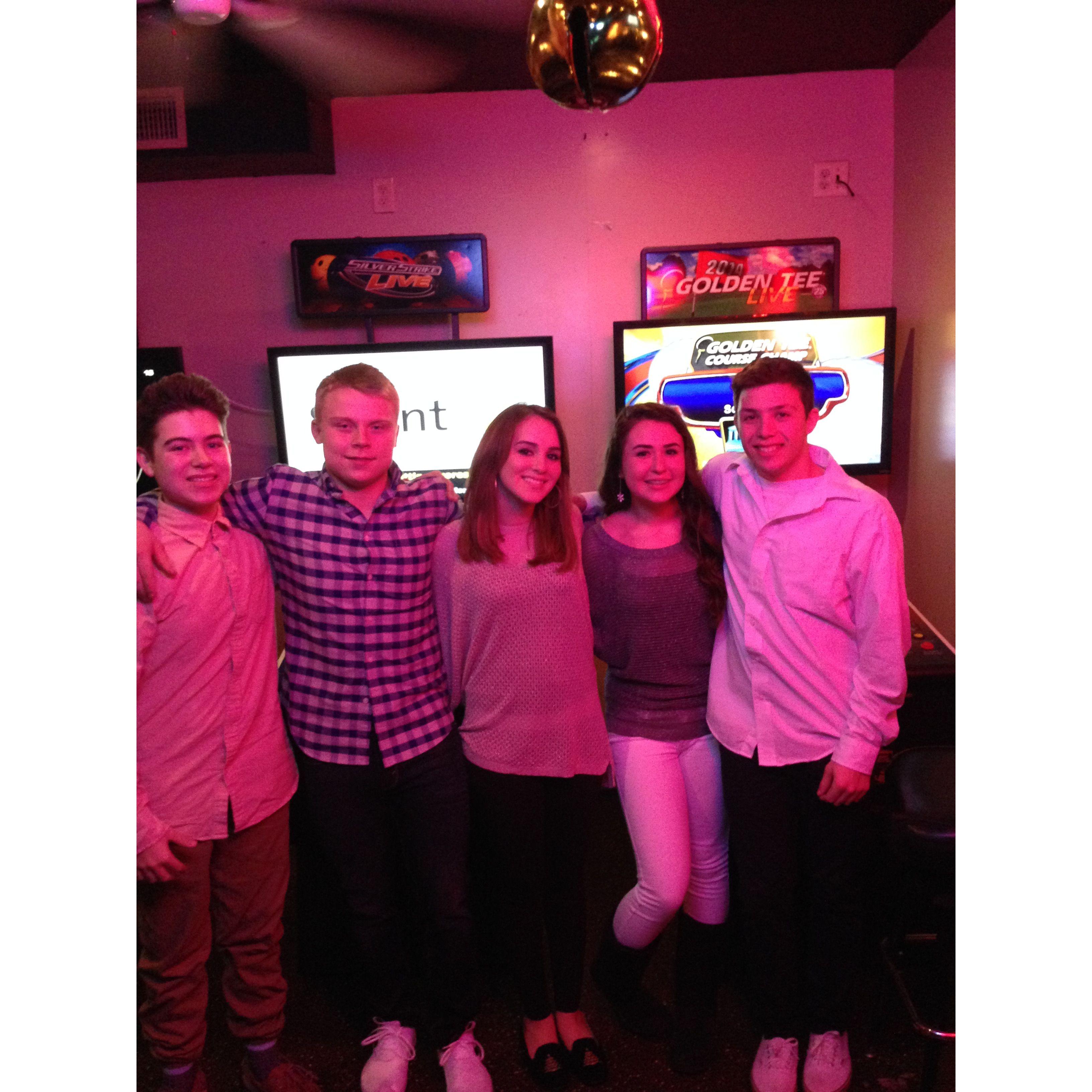 The night we met. Driftwoods Christmas party- December 21, 2015.