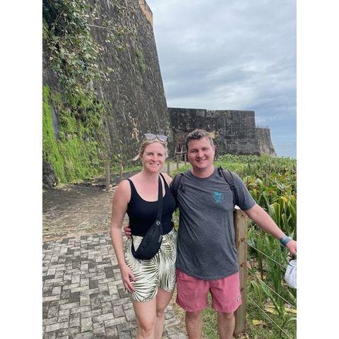 Vacationing in Puerto Rico and touring Old San Juan with Justin