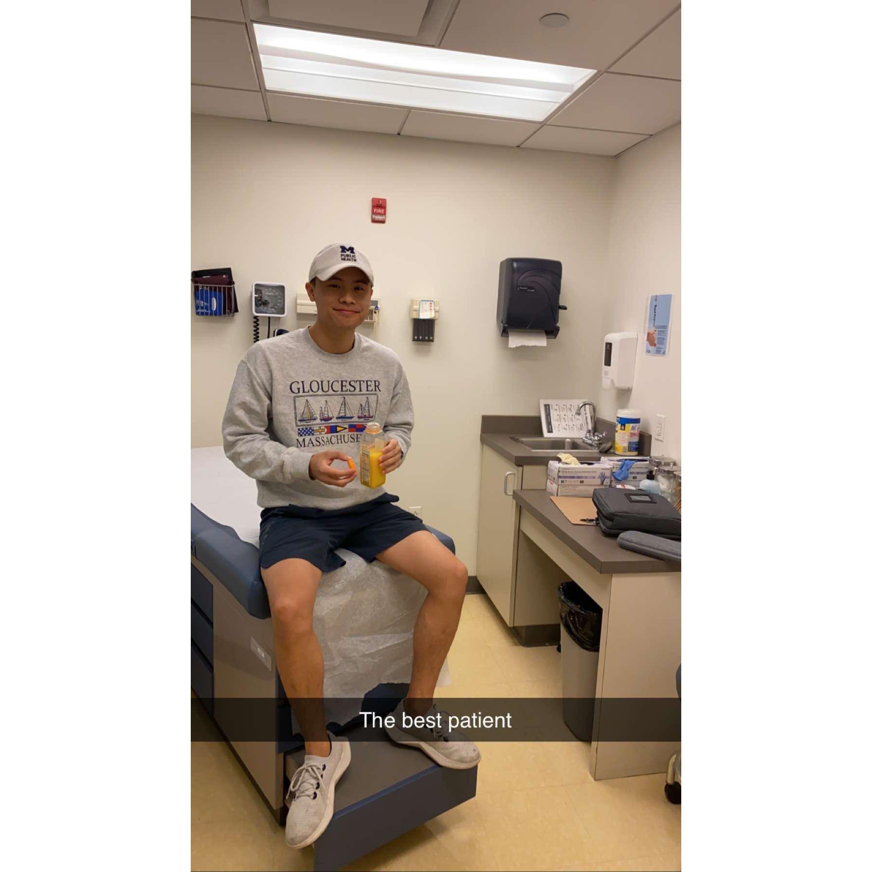 Chris visiting Olivia in Pittsburgh!