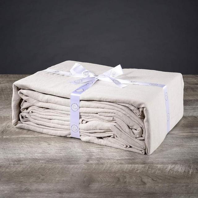 Delilah Home Sustainable Living 100% Organic Hemp King Pillow Cases, Certified by GOTS and Vegan.org, Proudly Made in Portugal, 2 Pieces, Natural