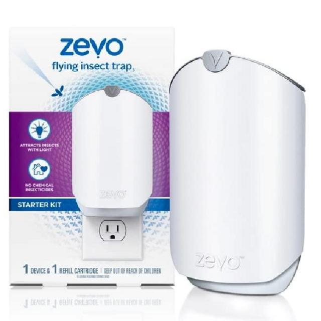ZEVO Electric Flying Insect Trap Starter KIT | Device | Model 3 | Mosquito Killer| Fruit Fly Trap | UV Light attracts Insect |