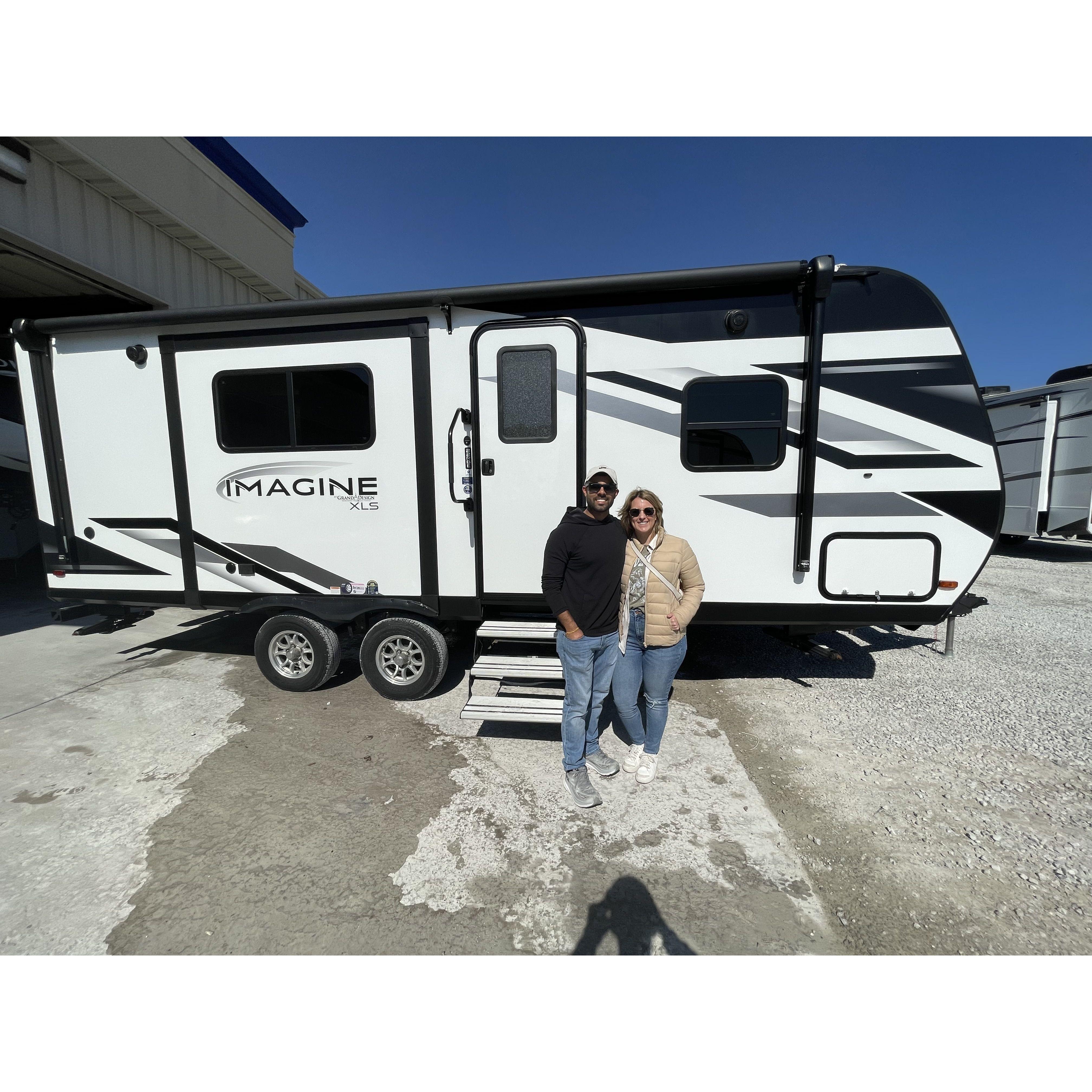 Our first camper!