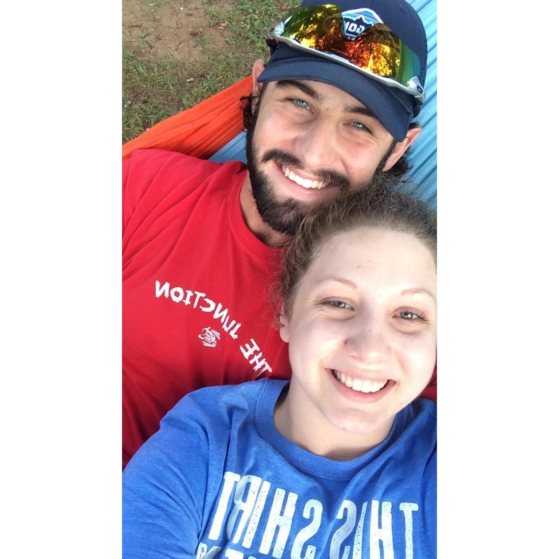 You could always find us strung up in the hammocks at UAH. It was our favorite past time.