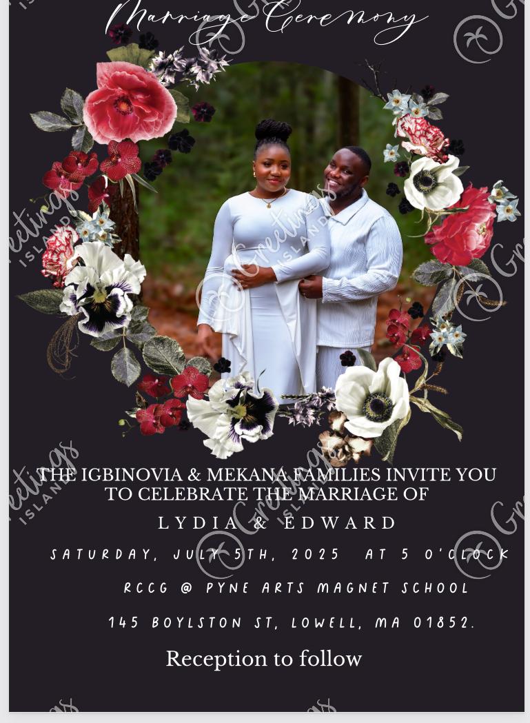 The Wedding Website of Lydia I and Edward M