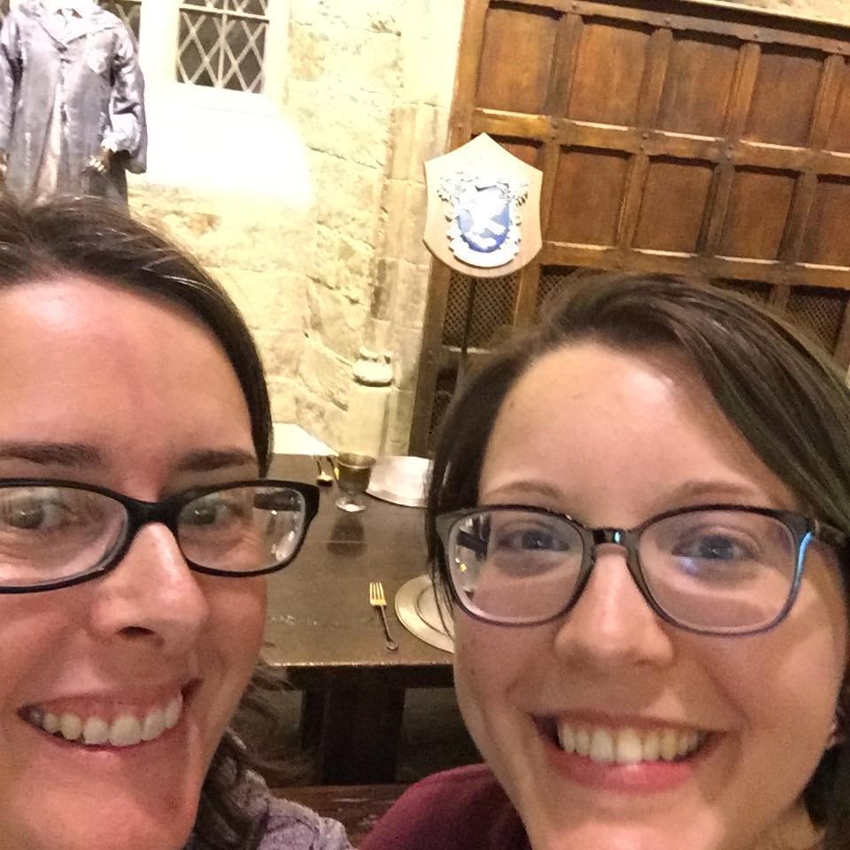 VERY excited to be in the Great Hall at Harry Potter Studios London!