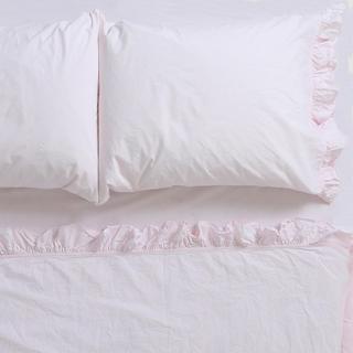 Liliput Ruffle Pillowcase with Potato Sack Closure, Set of 2
