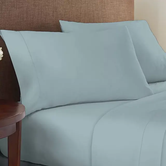 Therapedic® Wholistic™ 400-Thread-Count Performance Sateen Full Sheet Set in Cloud Blue