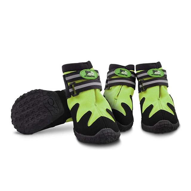All for Paws Dog Paw Protector Boots for All Seasons, Waterproof Dog Hiking Shoes with Reflective Straps, 4PCS