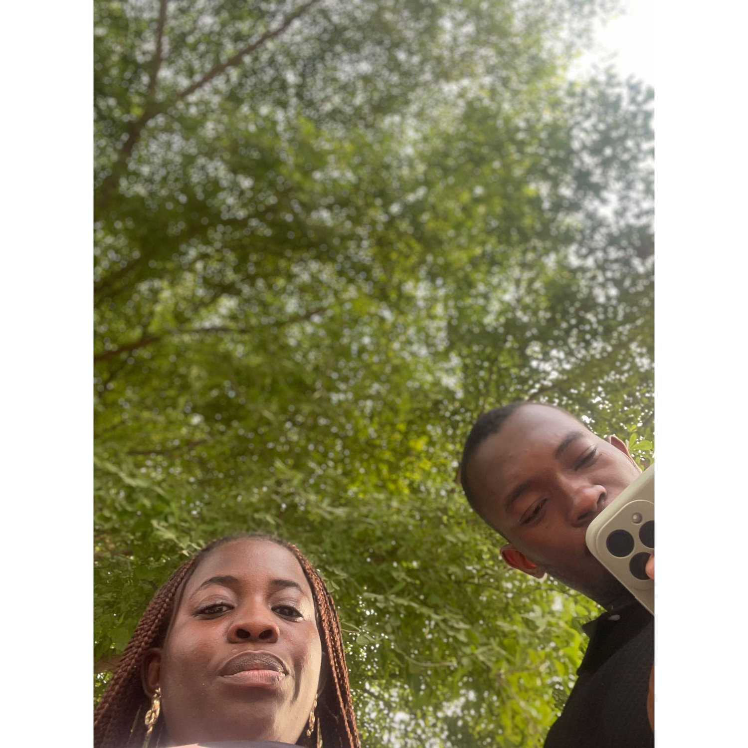 Don't leave your phone with your partner, they end up taking unaware pictures