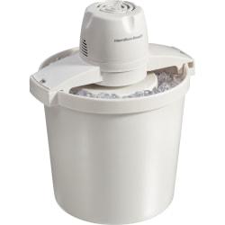 Hamilton Beach 4 Quart Ice Cream Maker - 1 gal - White Item # 417502