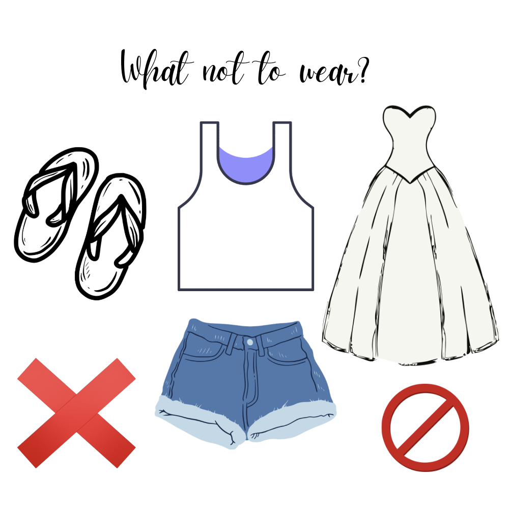 This is a formal occasion. Strictly no overly casual attire, revealing or inappropriate outfits, and reserved white/ivory for the bride. Thank you for dressing in harmony with our special day! ♡