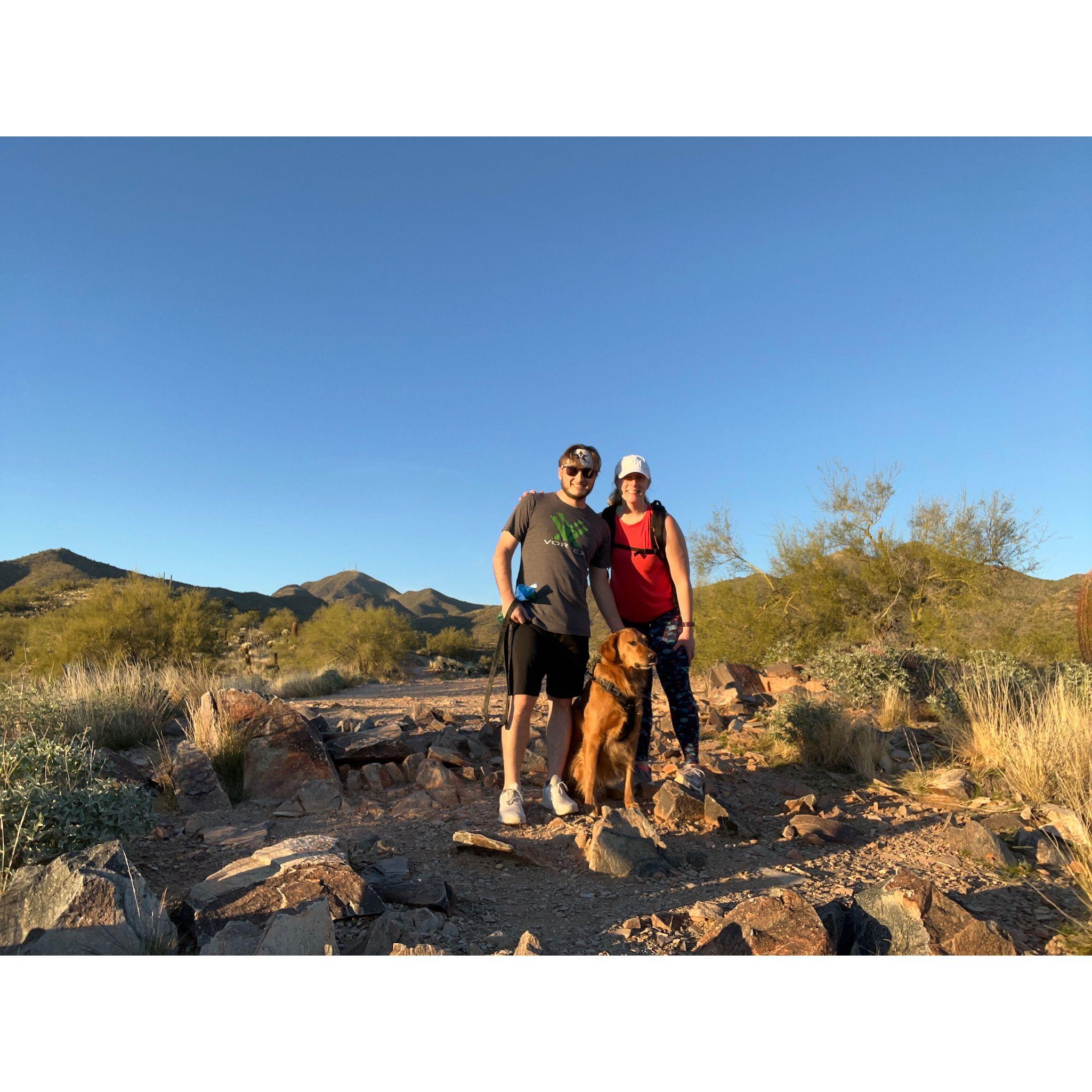 Keely's last trip to Arizona before Shad moved to Nashville.