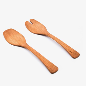 Andrew Pearce Bowls Salad Servers — Cherry