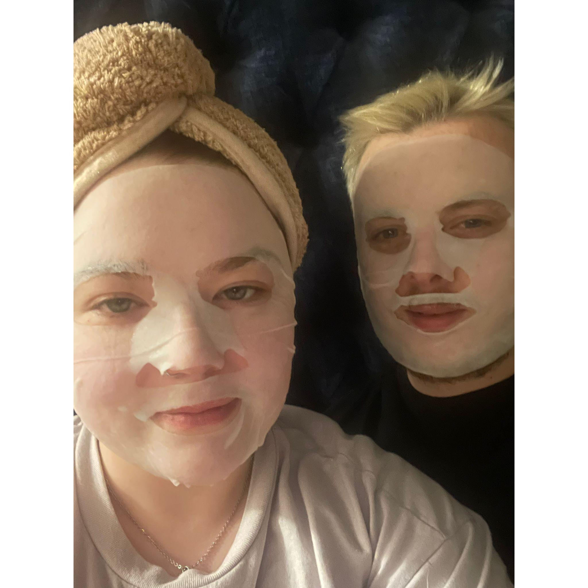 Skincare night at the Wales getaway!