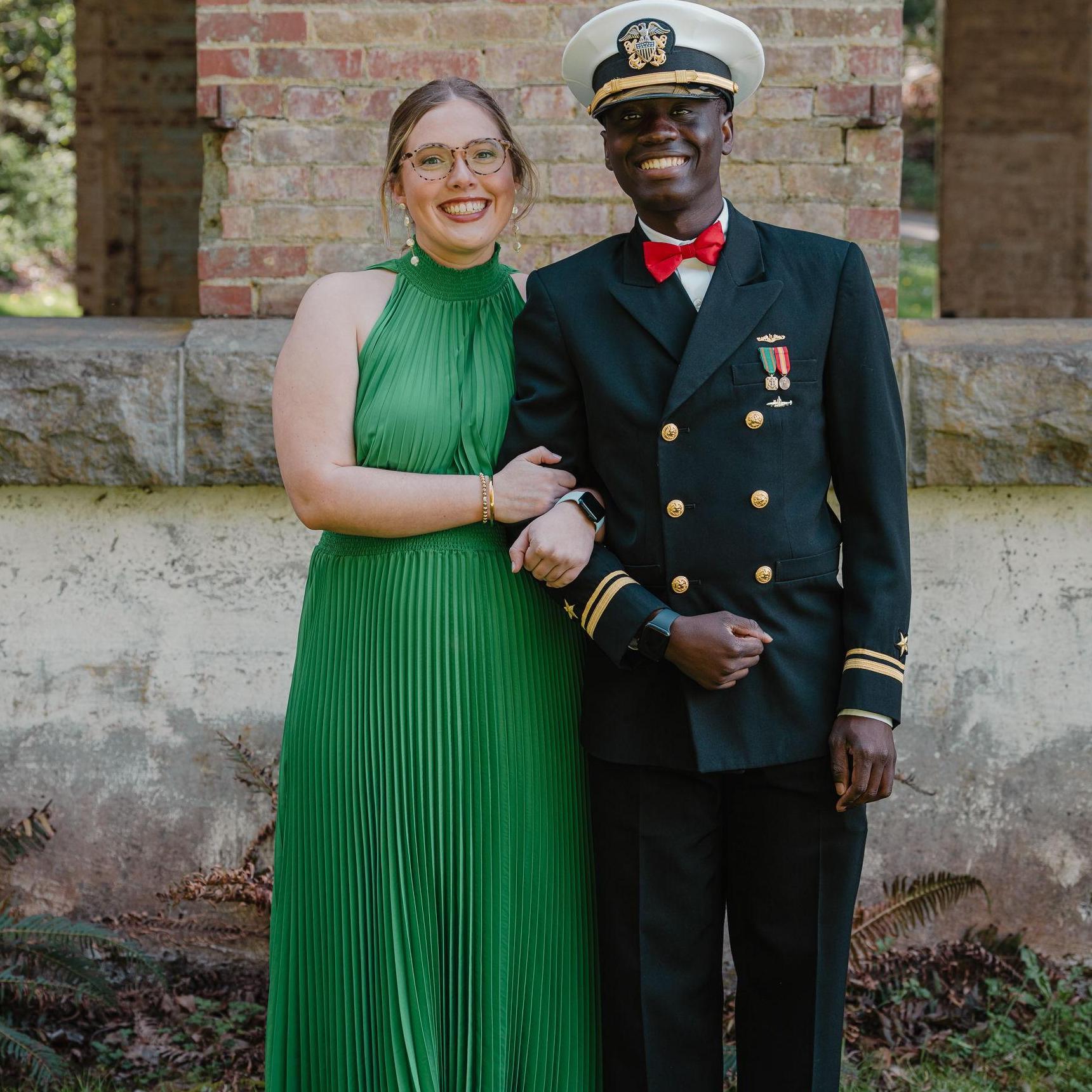 Got dressed up for the Submarine Ball!