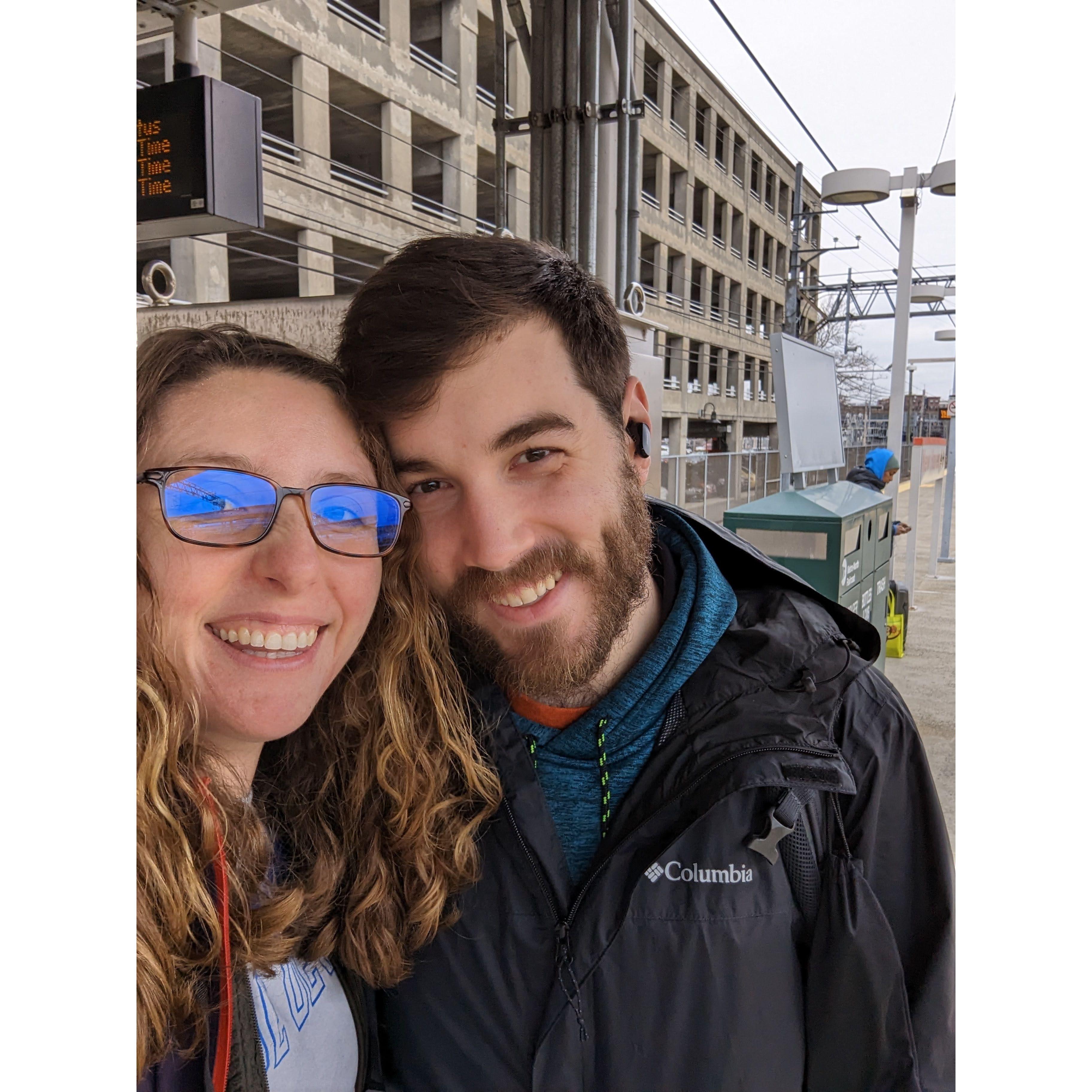 This time Zoe was on a work trip and Clay met up in order to explore the marvelous world of public transit to see friends in CT.