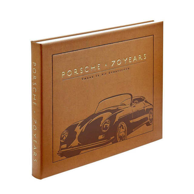 Graphic Image Porsche 70 Years Leather Bound Book