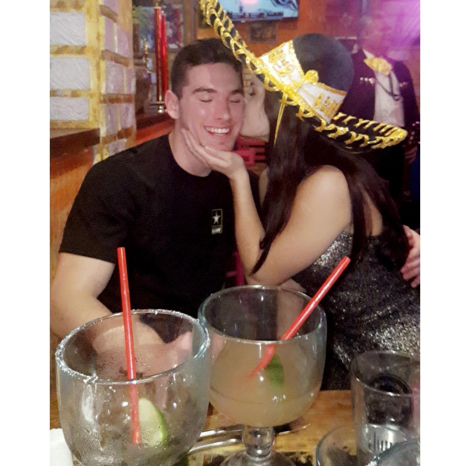 Anyone who knows Kelsey knows her love of margaritas and queso. Alec quickly caught on to this love and planned the perfect birthday dinner their first year of medical school!