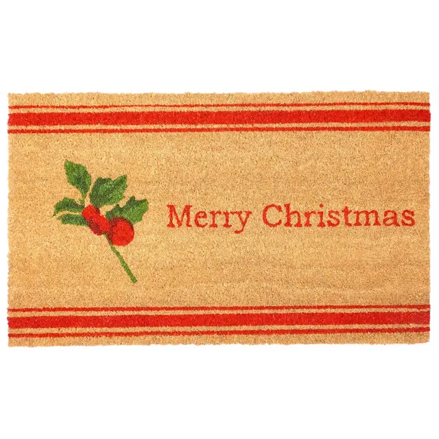 Calloway Mills Merry Chirstmas Holly Berry Doormat