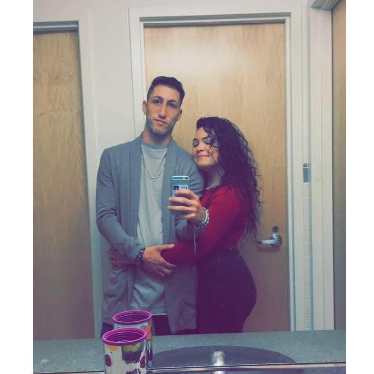 Our first of many mirror selfies