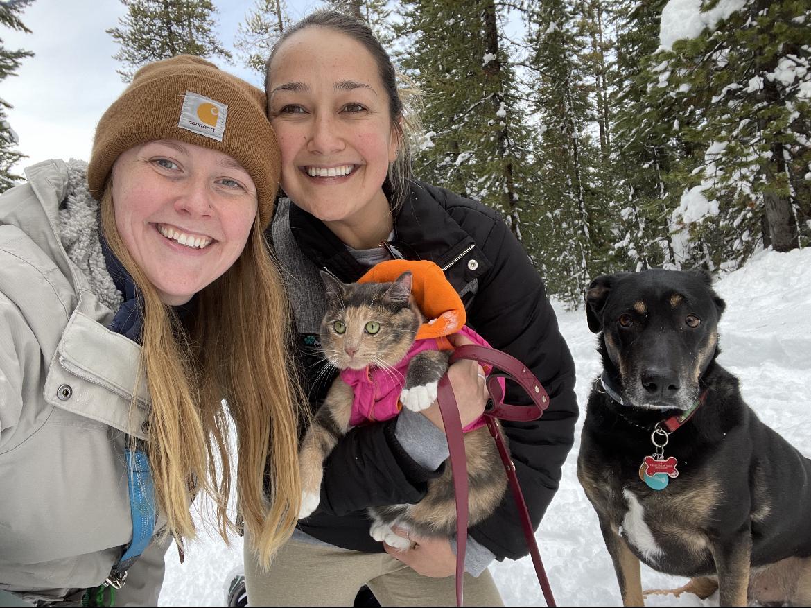 Snowshoe family adventures