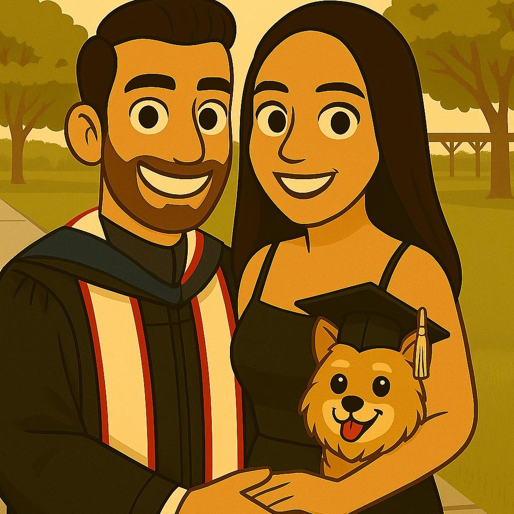 AT HIS GRADUATION,
THEIR SMILES SAID IT ALL-
A CHAPTER COMPLETED,
A BRAND NEW CALL.
TOGETHER THEY DREAMED,
NOT JUST OF CAREERS,
BUT OF BUILDING A LIFE
THROUGH LOVE, LAUGHS, AND YEARS.