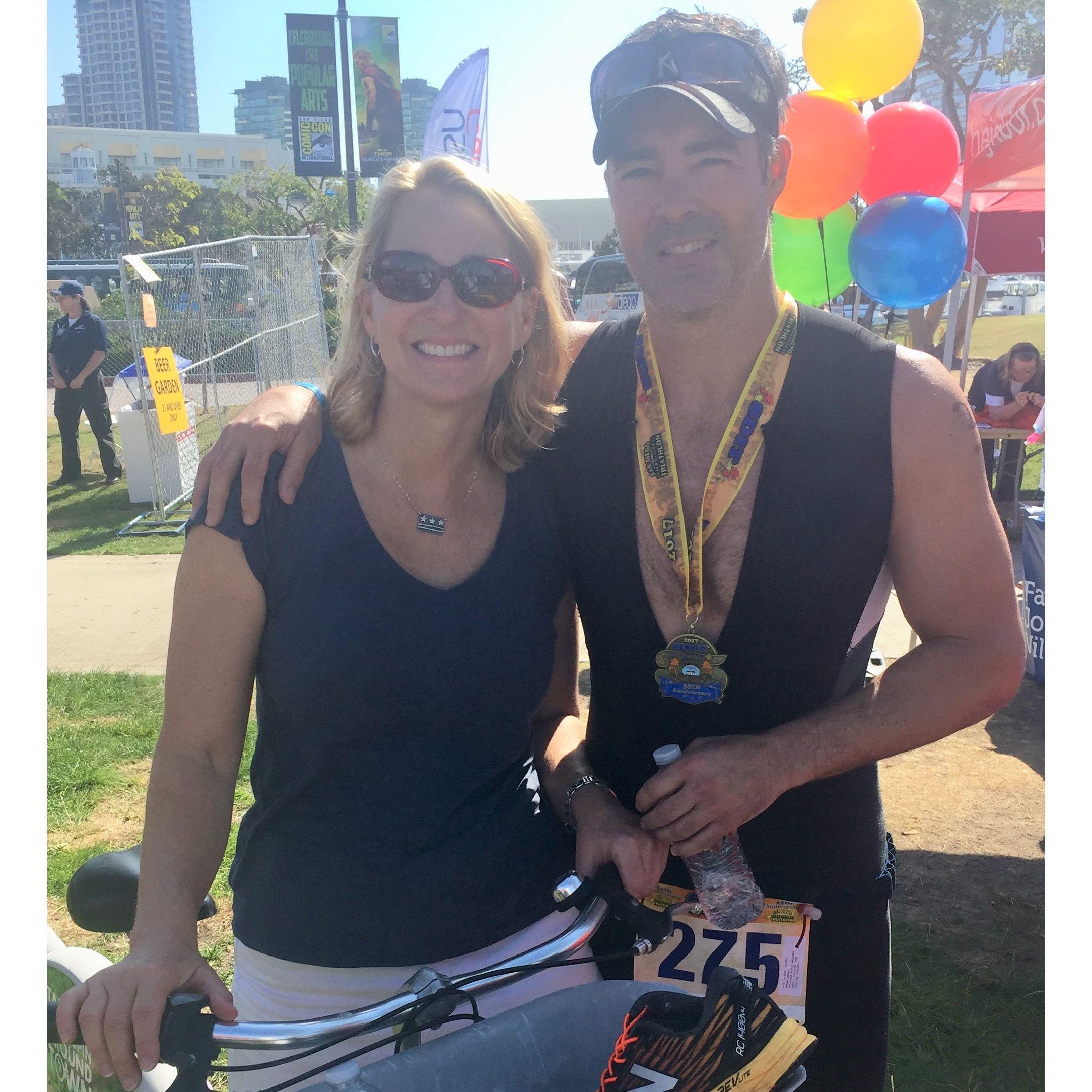 2017 - San Deigo Tri ... representing one of Nick's passions