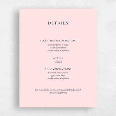Soft Pink Wedding Enclosure - Barnell
