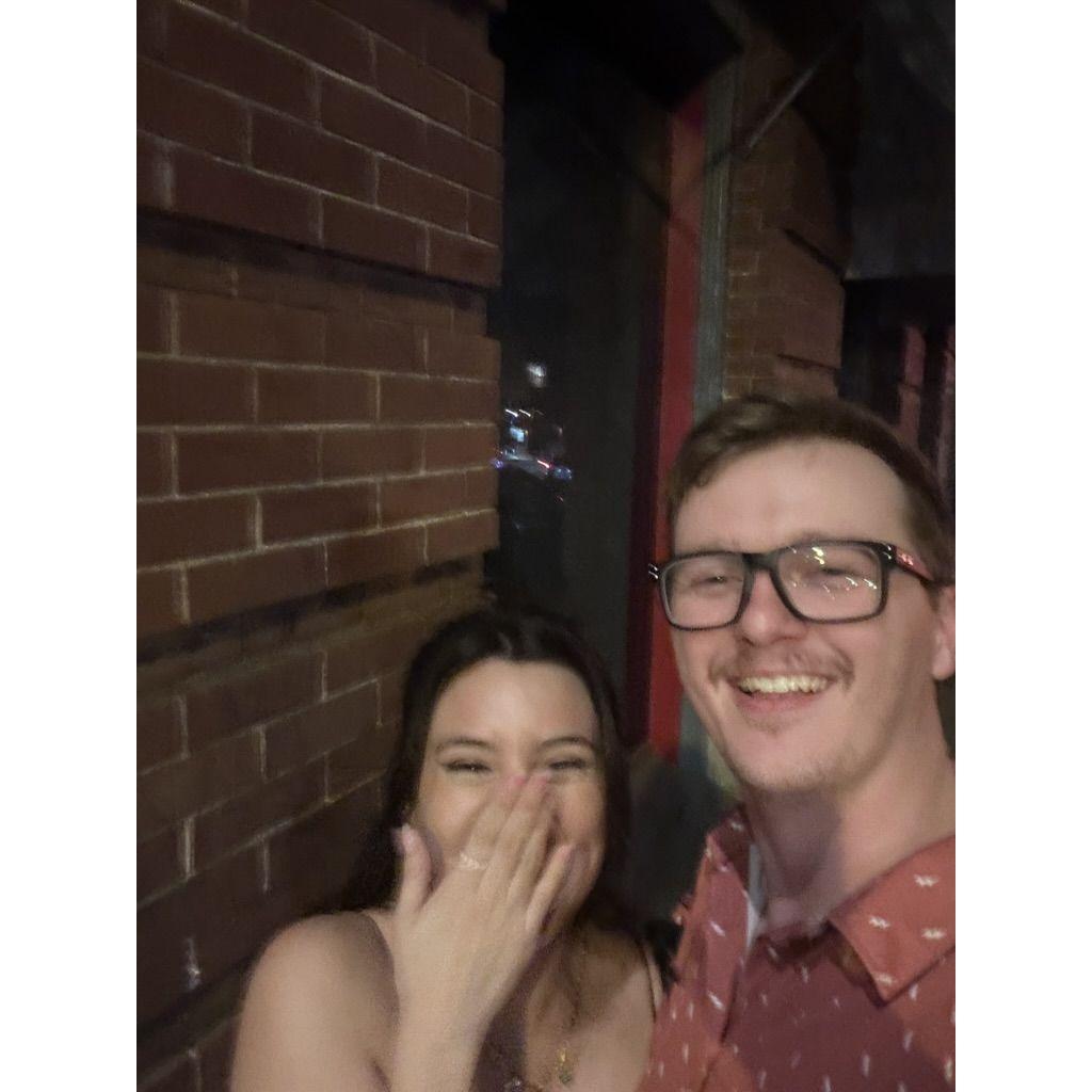 Always laughing and going to concerts