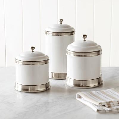 Williams Ceramic Canisters, Set of 3