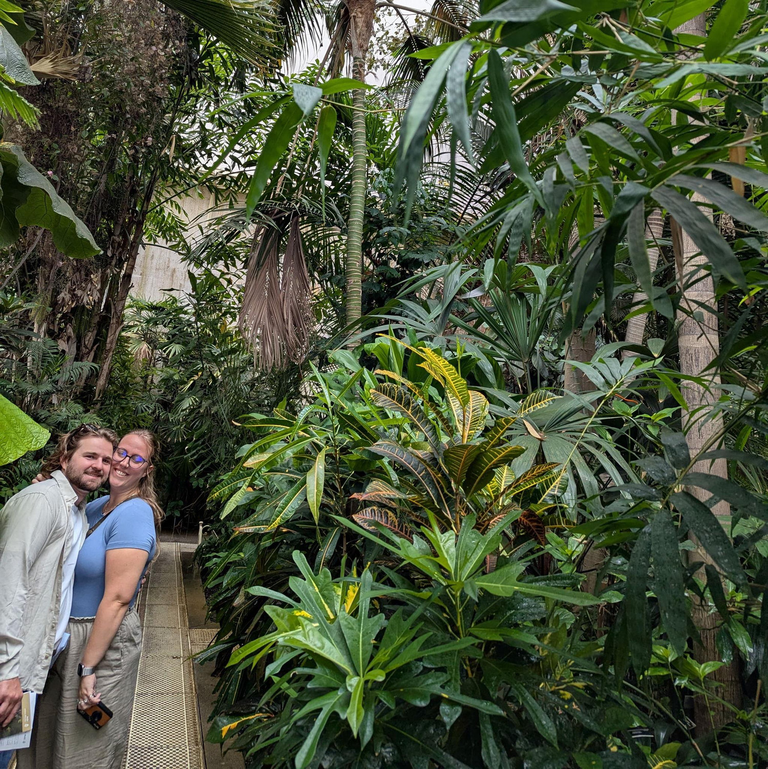 This is us at the Botanic Gardens in Dublin, IR