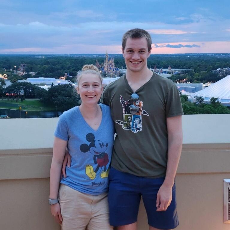 A gorgeous view of Magic Kingdom from the 16th floor of Bay Lake Tower... this is magical photo spot!