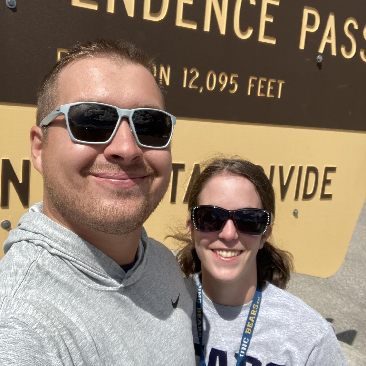Dylan helping Jenelle move from Meeker to Alamosa in the summer of 2020, with a pit stop at Independence Pass!