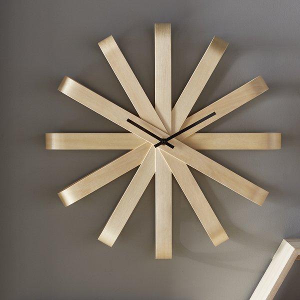 All Modern - Ribbonwood 21.25" Wall Clock