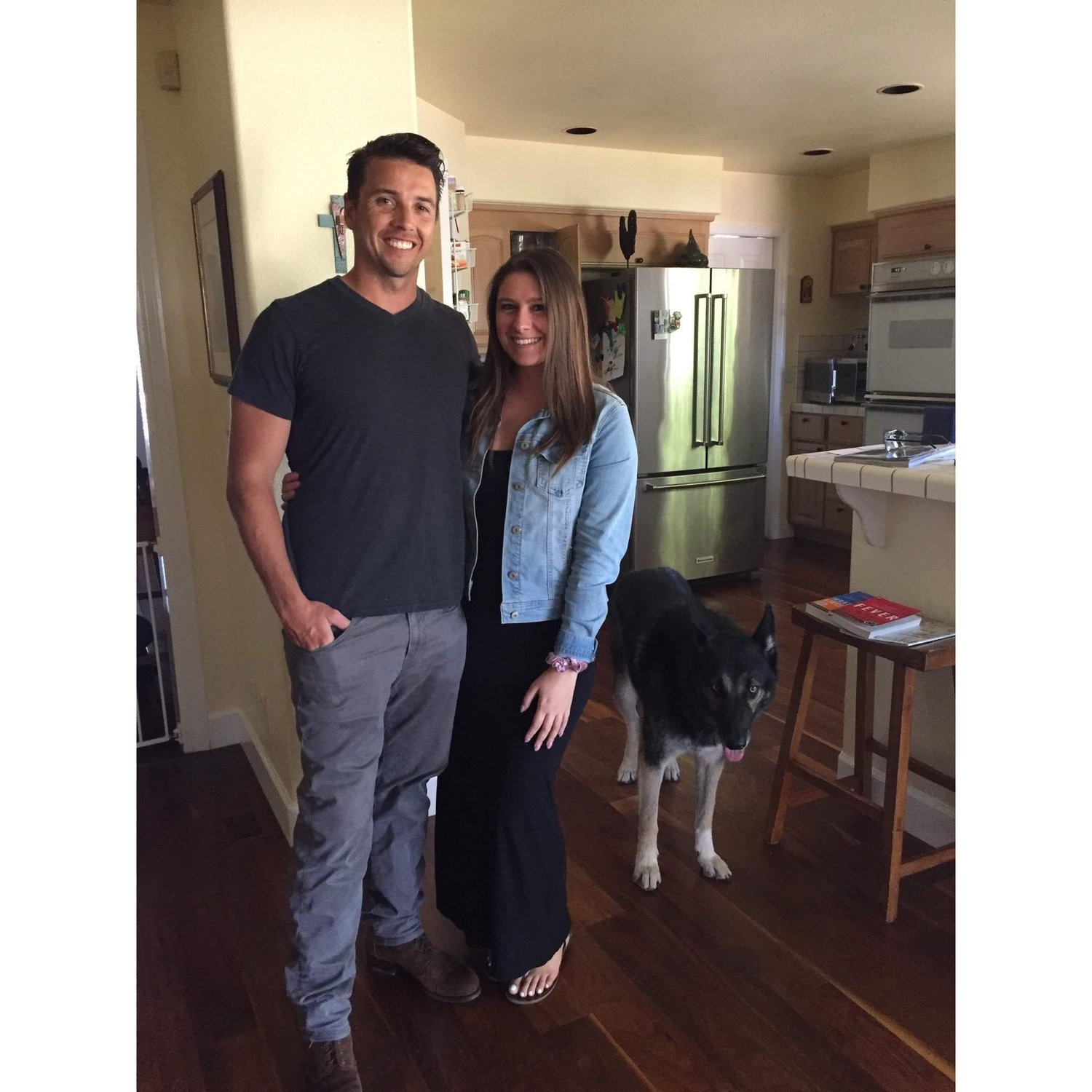 Katie's first time at Alex's parents' house