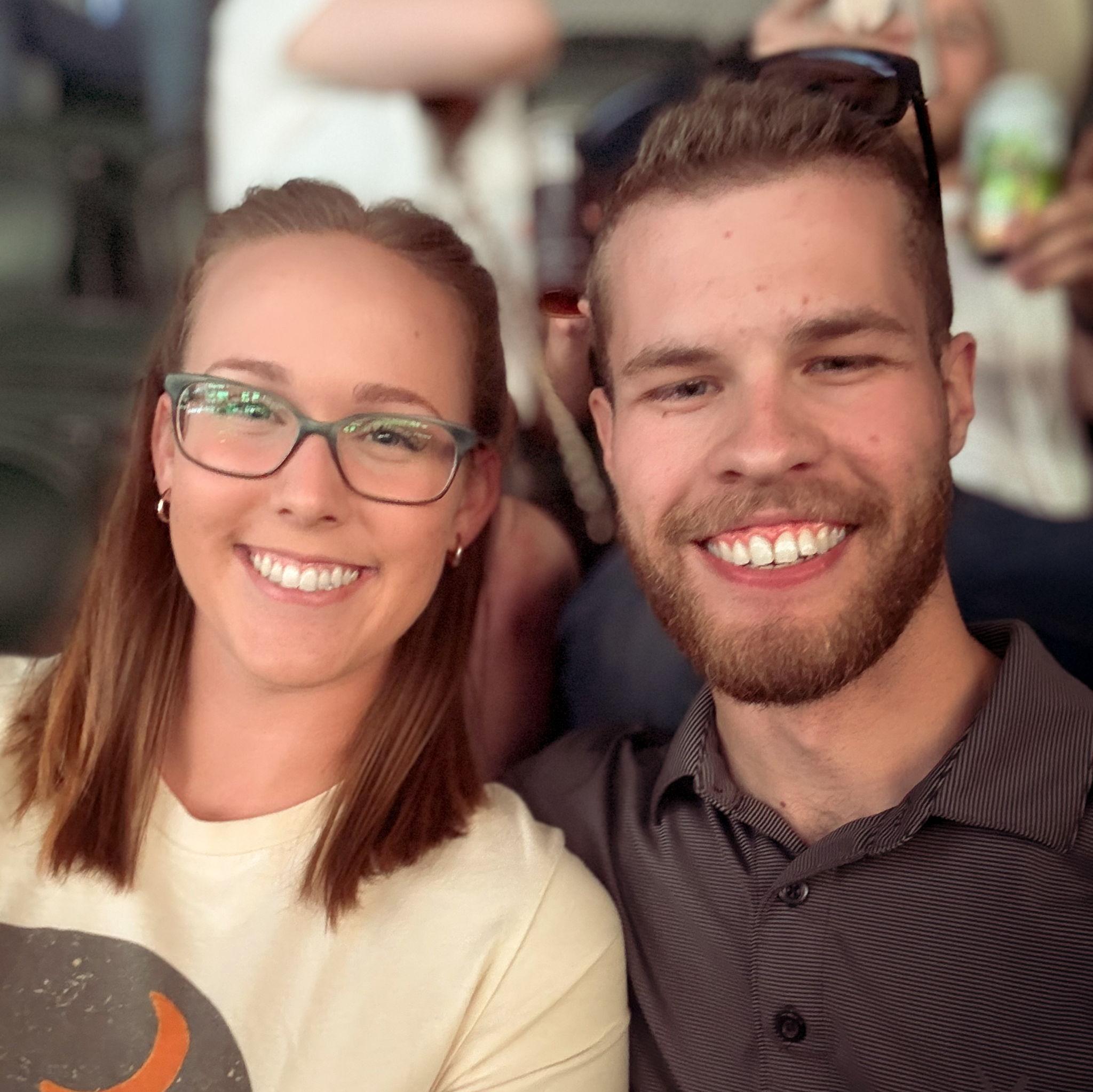 First time in Texas together, went to the Stockyards and a rodeo at Globe Life Field