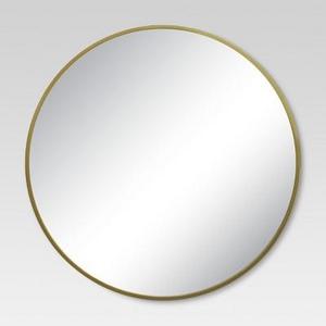 Round Decorative Wall Mirror Brass - Project 62™