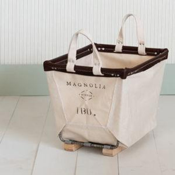 Magnolia Steele Canvas Small Basket - 1 BU