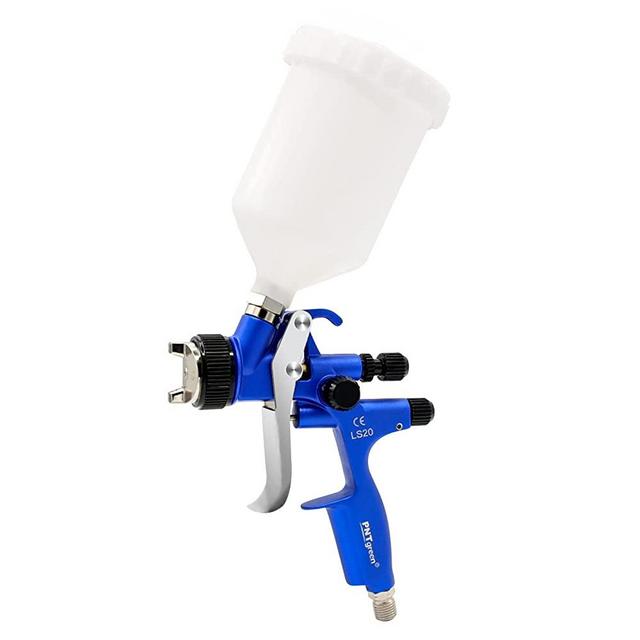 PNTGREEN HVLP Spray Gun with 1.3mm Spray Nozzle and 600ml Capacity Cup Suitable for Automotive, Furniture and House Painting