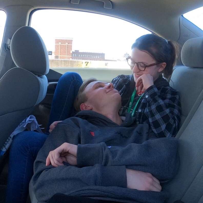 One of our first dates.