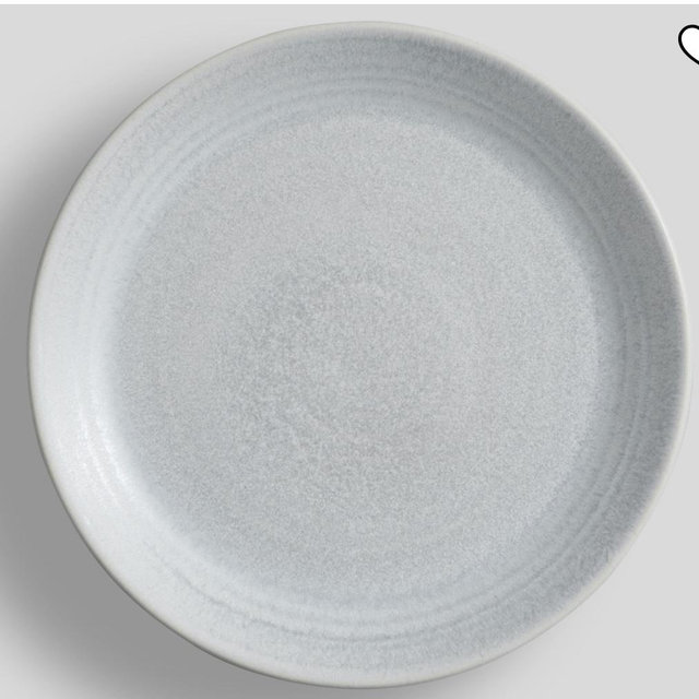 Larkin Reactive Glaze Stoneware Dinner Plates, Set of 4