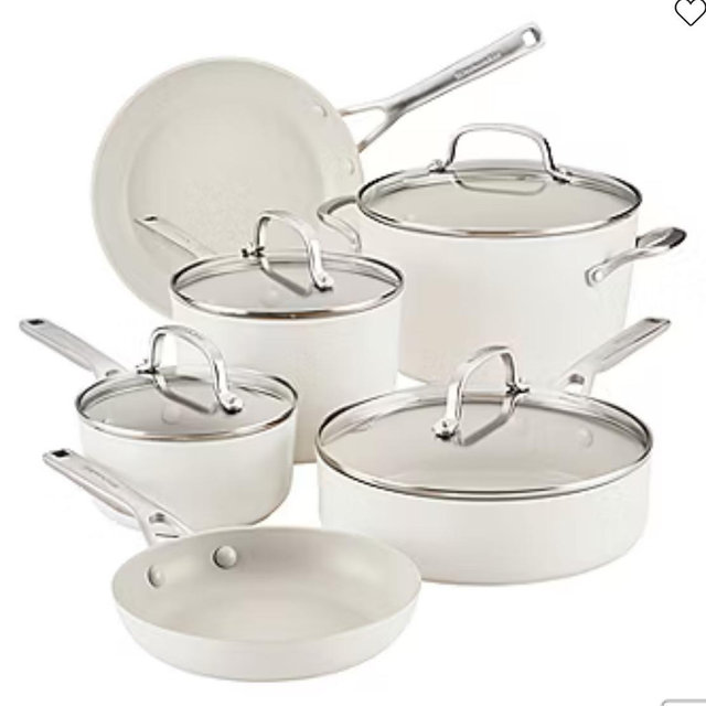 KitchenAid Ceramic 10-pc. Non-Stick Cookware Set