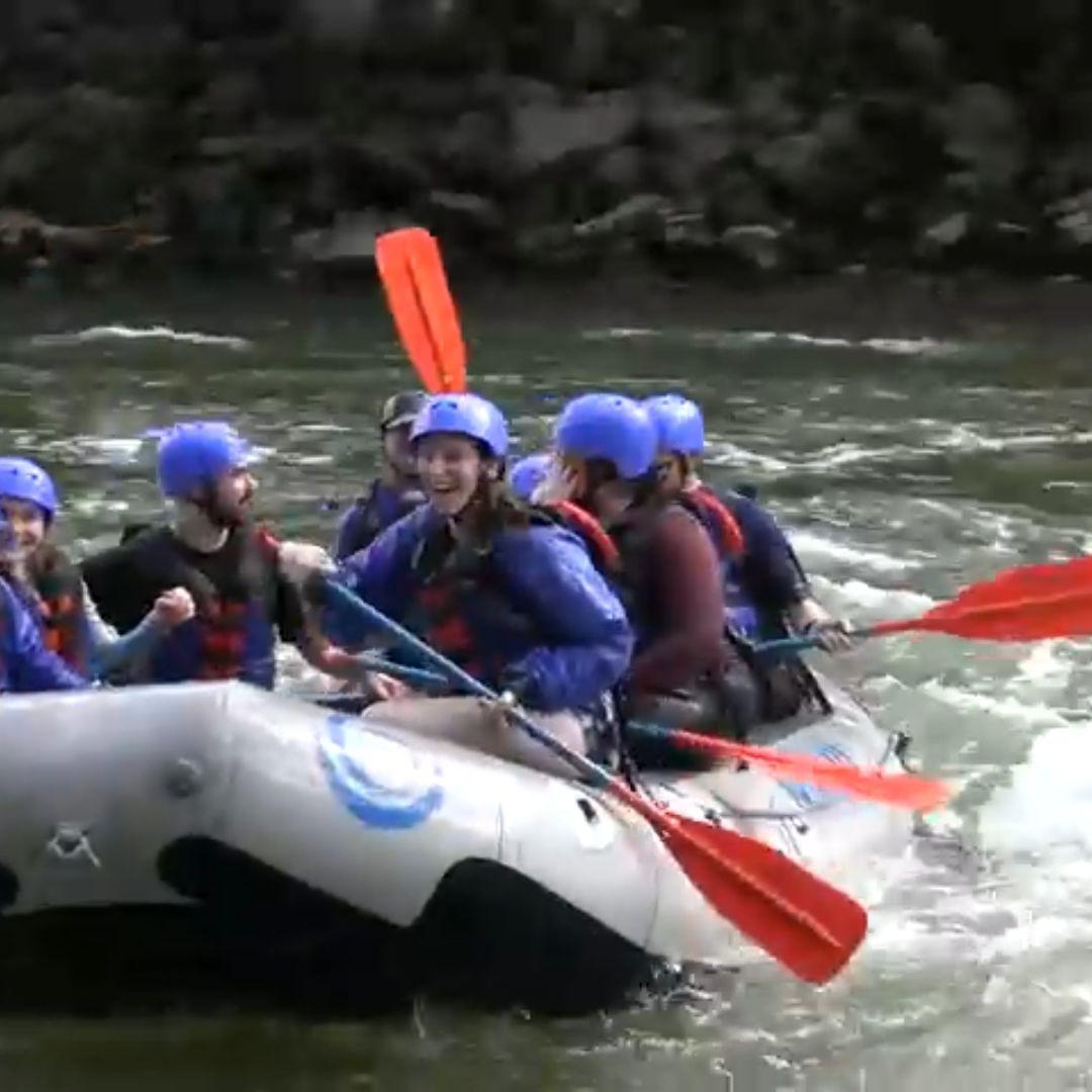White water rafting experience in new river gorge!