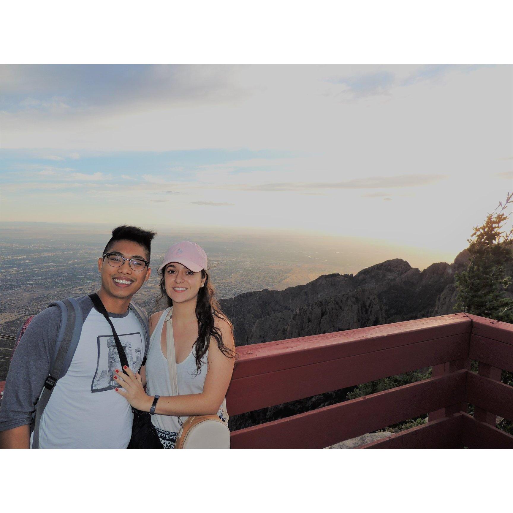 Our first visit to New Mexico: Sandia Peak!