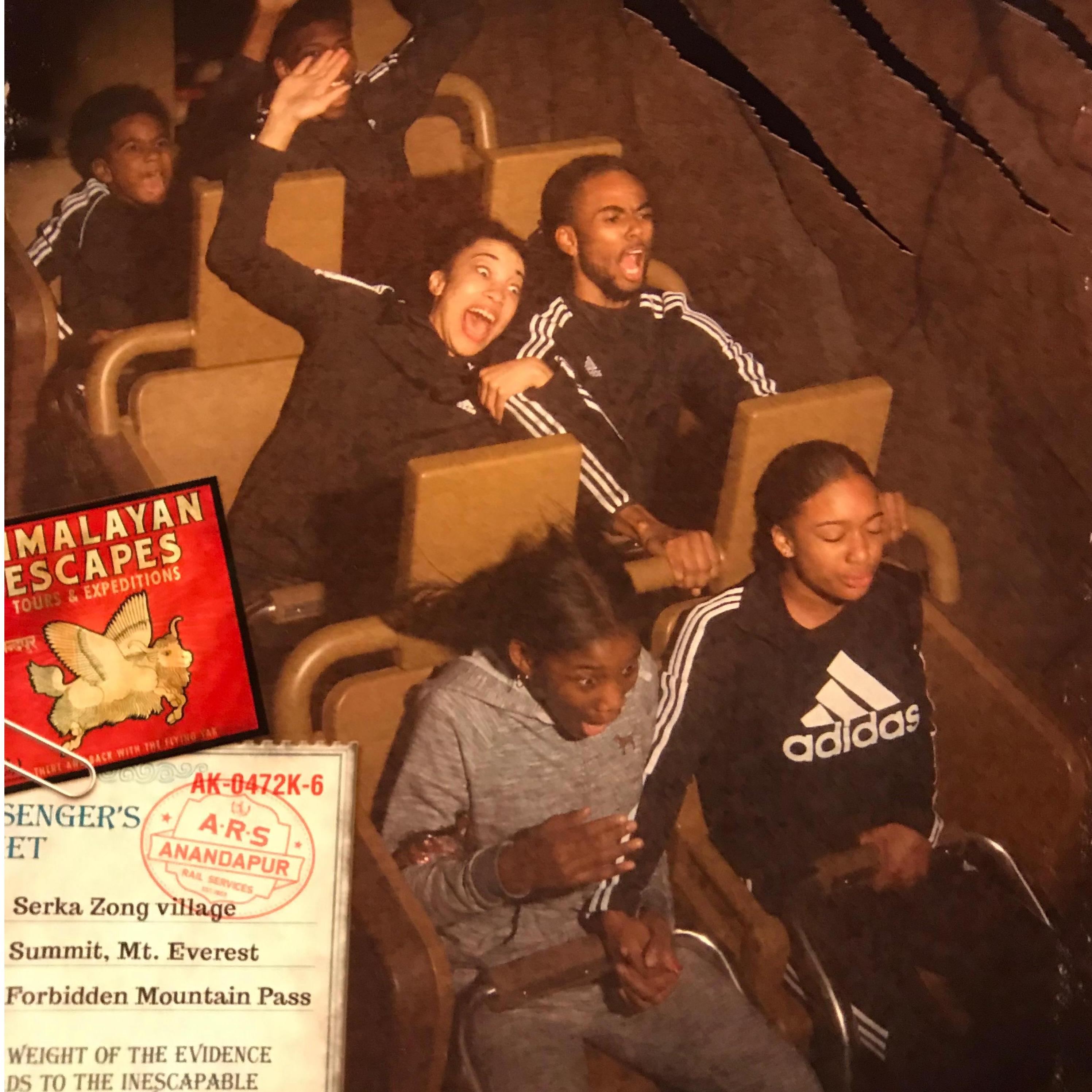 Himalayas roller coaster ride @ Disney's Animal Kingdom 12/17/2018