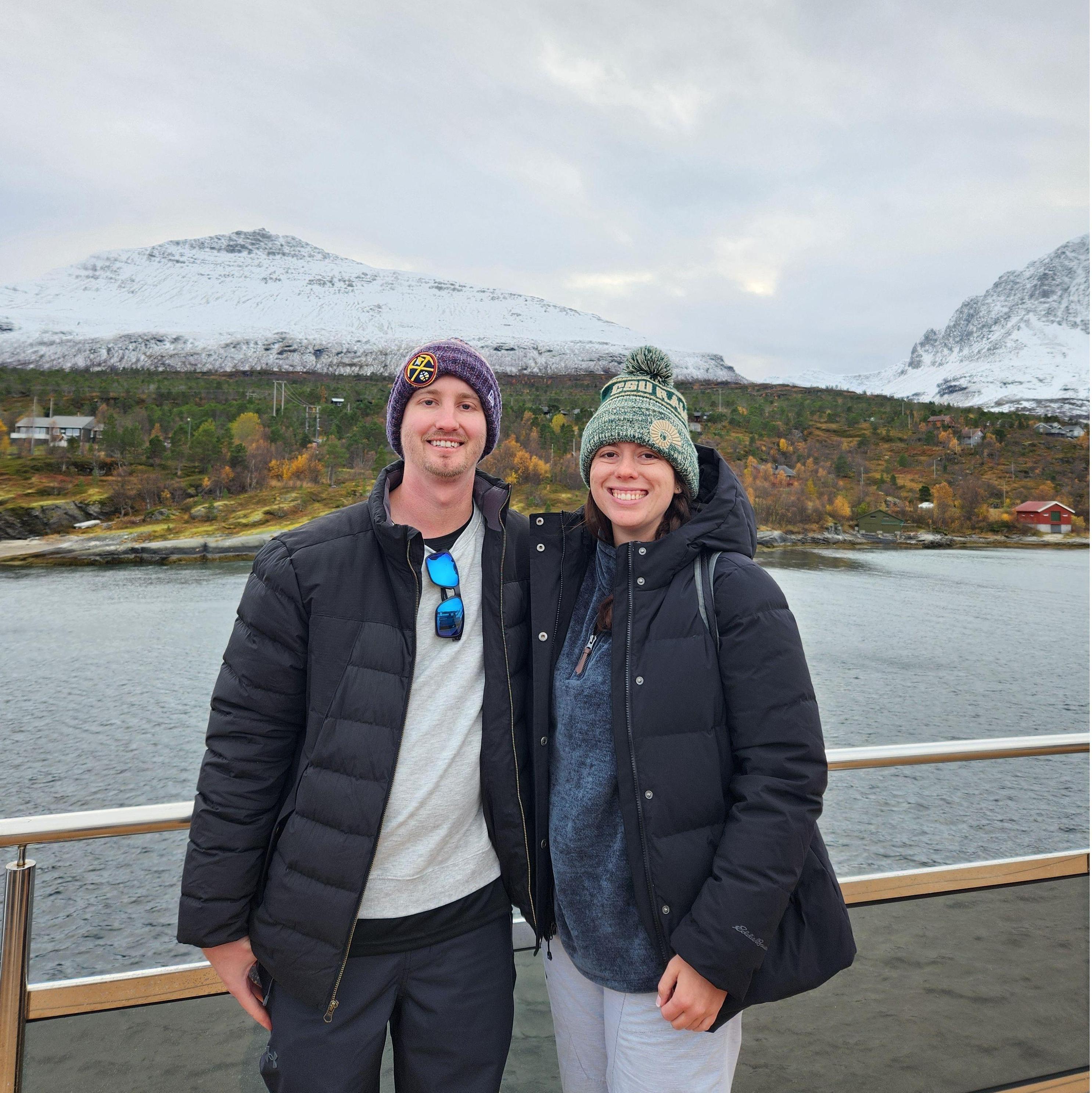 After getting engaged in Norway I was too scared I was going to loose the ring on the boat so I didn't wear it