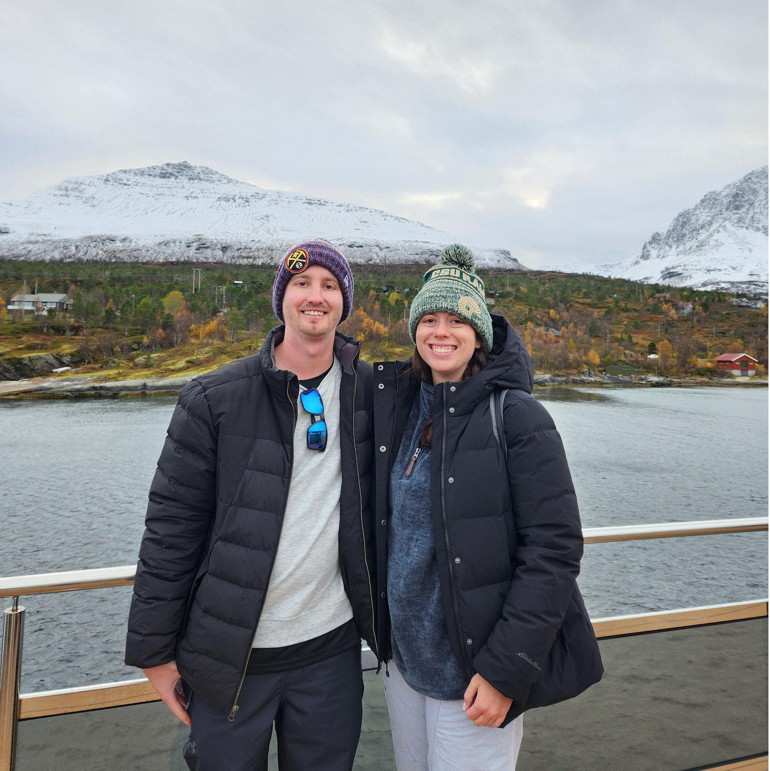 After getting engaged in Norway I was too scared I was going to loose the ring on the boat so I didn't wear it