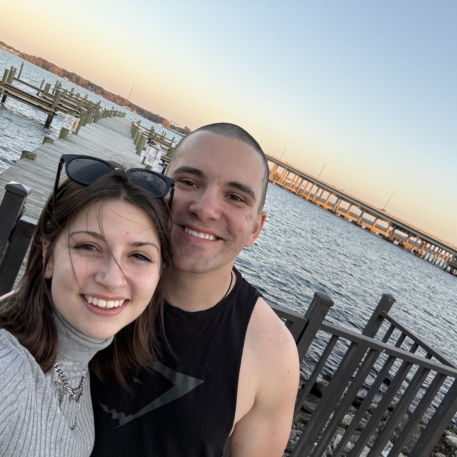 Last day together before middle east deployment <3