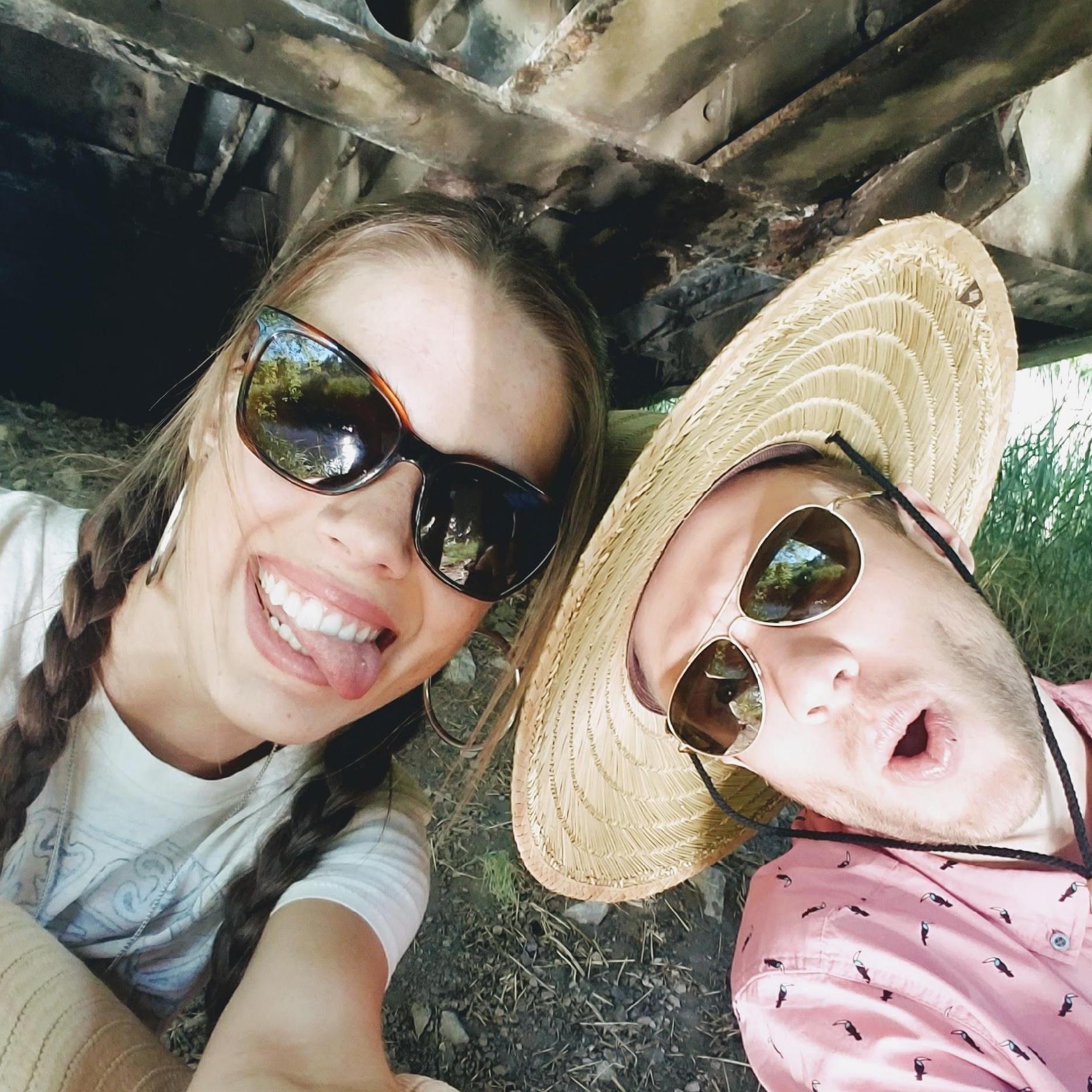 Hanging out under a suspicious bridge