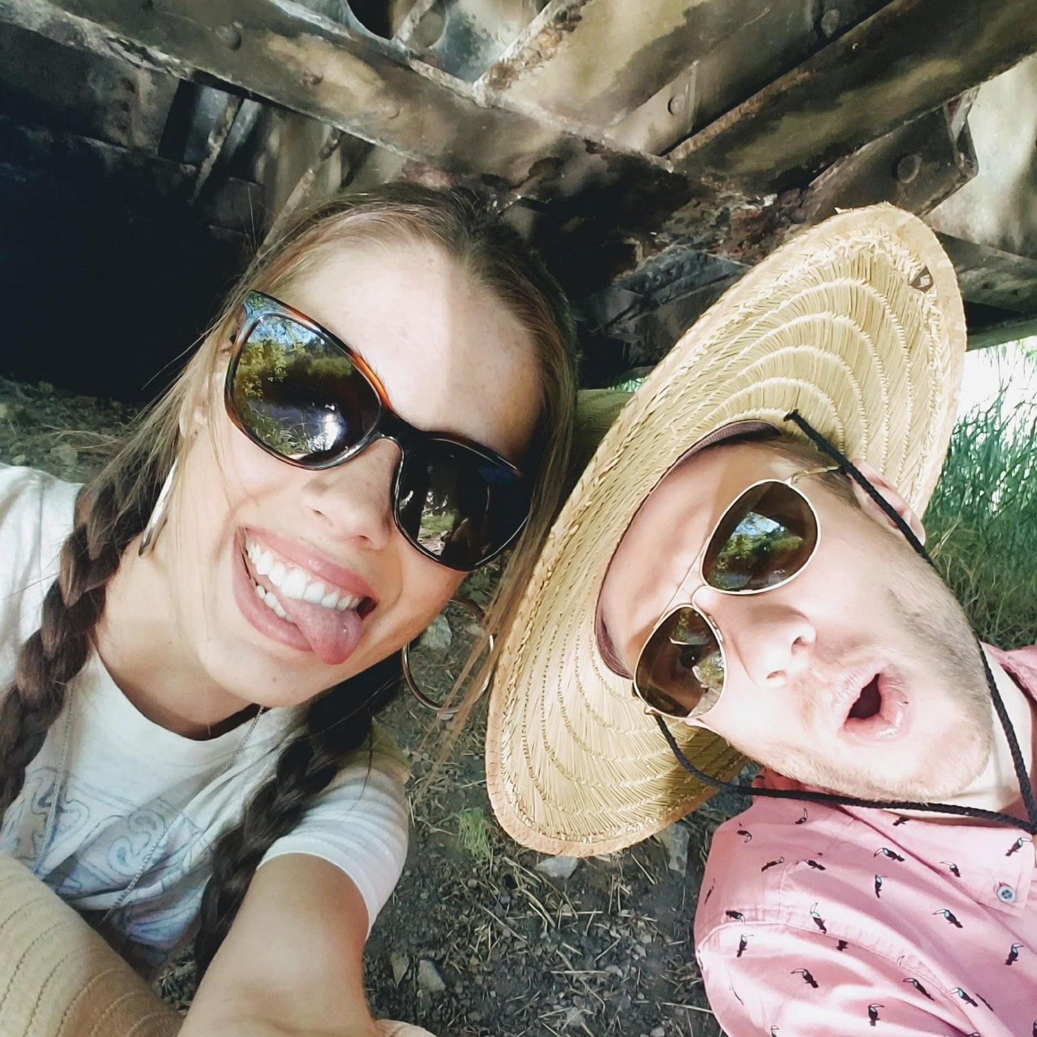 Hanging out under a suspicious bridge
